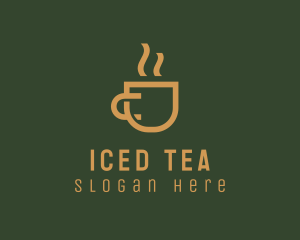 Hot Coffee Cup logo design