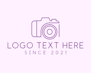 Filter - Purple Professional Camera logo design