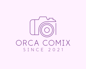 Portrait - Purple Professional Camera logo design