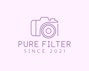 Filter - Purple Professional Camera logo design