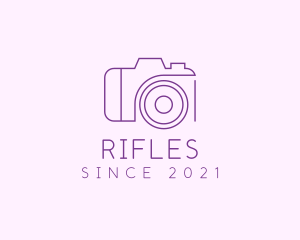 Photobooth - Purple Professional Camera logo design