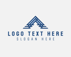 Abstract - House Roof Builder logo design