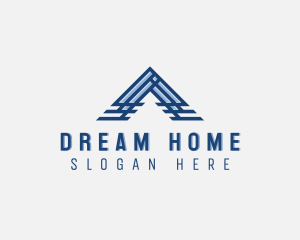 House - House Roof Builder logo design