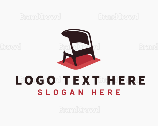 Chair Furniture Interior Design Logo