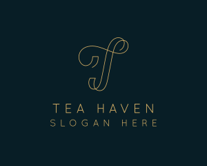 Elegant Boutique Letter T logo design