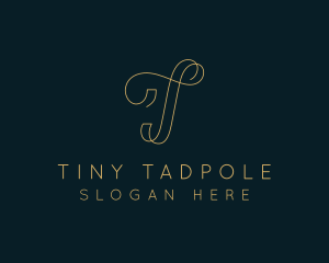 Elegant Boutique Letter T logo design