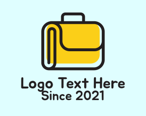 Meeting - Business Work Suitcase logo design