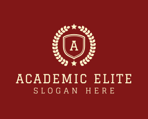 Highschool - University Wreath Academy logo design