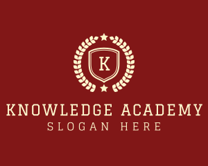 University Wreath Academy logo design