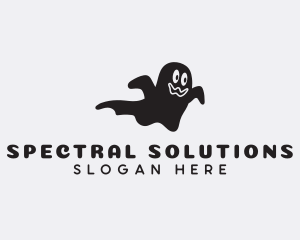 Ghost - Spooky Ghost Spirit logo design