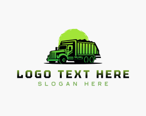 Truck - Garbage Dump Truck logo design