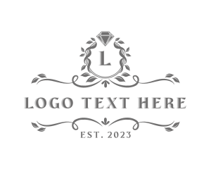 Beauty - Diamond Crystal Jewelry logo design