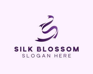 Ribbon Business Letter S logo design