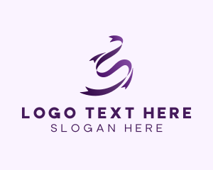 Ribbon - Ribbon Business Letter S logo design