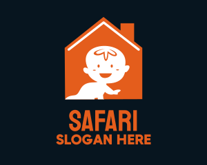 Counseling - Orange Baby House logo design