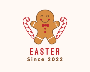 Gingerbread Man - Gingerbread Man Candy logo design