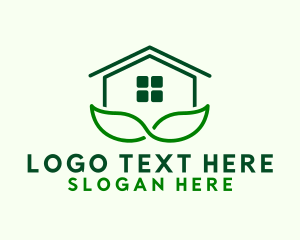 Ecology - House Garden Landscaping logo design