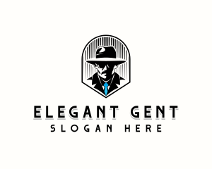 Gentleman Detective Investigator logo design