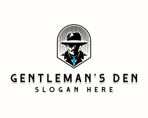 Gentleman Detective Investigator logo design