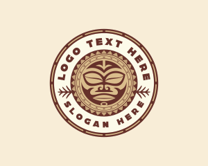 Samoan - Polynesian Tribal Tattoo logo design