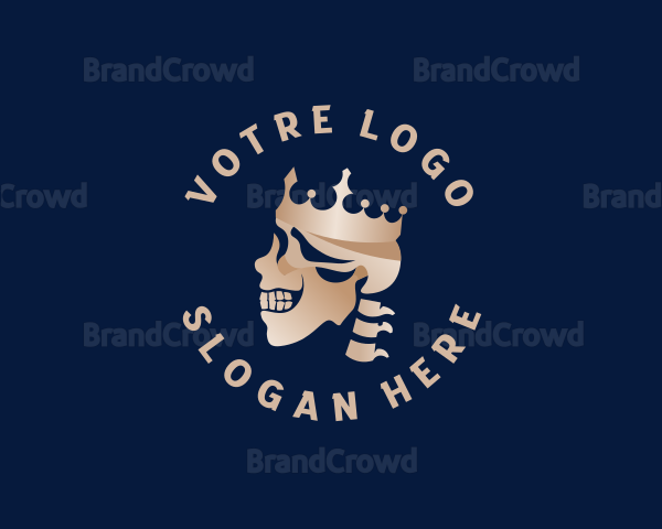 Skull King Crown Logo
