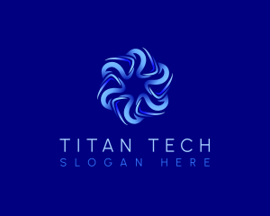 Radial Tech AI logo design