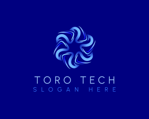 Radial Tech AI logo design