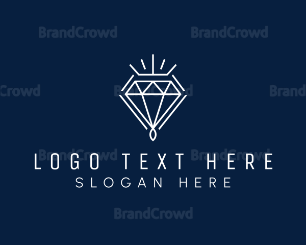 Diamond Luxury Jewelry Logo