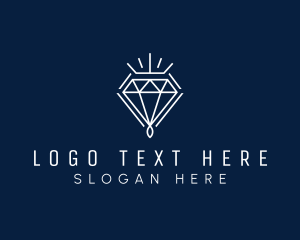 Mining - Diamond Luxury Jewelry logo design