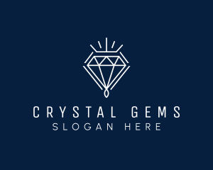 Diamond Luxury Jewelry logo design