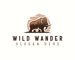 Wild Mammoth Species logo design