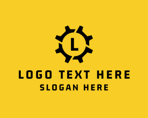 Industrial Engineering - Cog Mechanic Industrial logo design