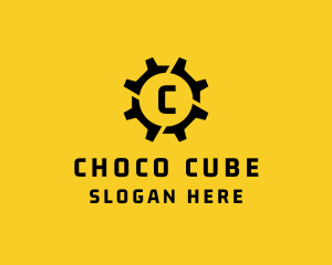 Cog Mechanic Industrial Logo