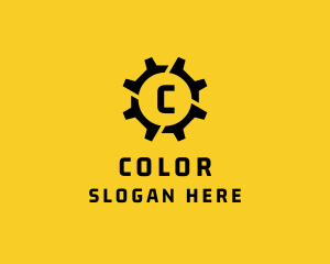 Industrial - Cog Mechanic Industrial logo design