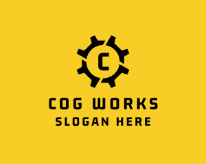 Cog Mechanic Industrial logo design