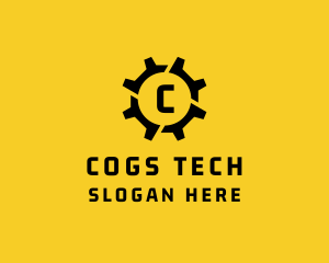 Cog Mechanic Industrial logo design