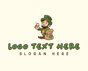 Magical Leprechaun Coin Logo