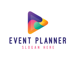 Player - Colorful Play Media logo design