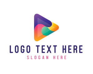 Player - Colorful Play Media logo design