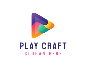 Colorful Play Media logo design