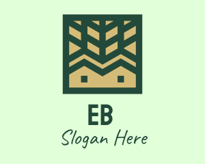 Explorer - Woods Cabin Housing logo design