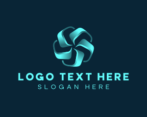 Spiral - Motion Cube Tech logo design