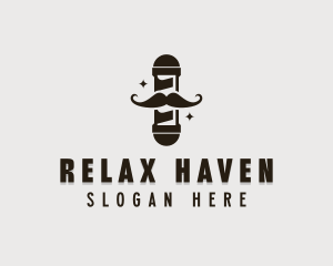 Hair Styling Barbershop Logo