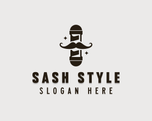 Hair Styling Barbershop logo design