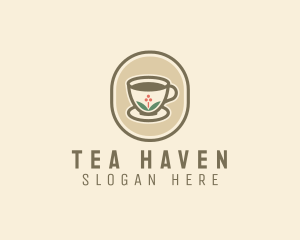 Teacup - Fruit Teacup Coffee logo design