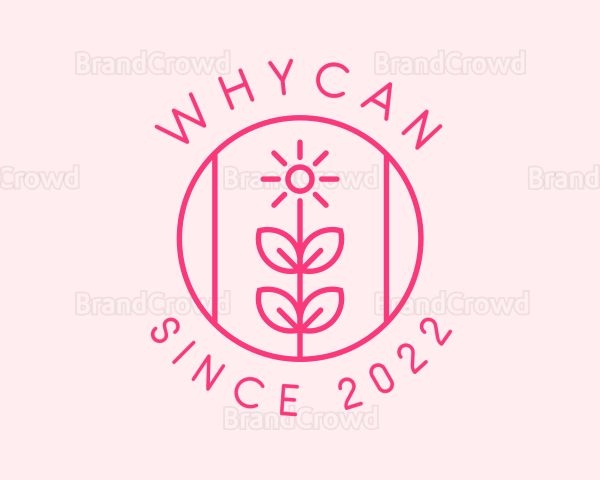 Flower Gardening Badge Logo