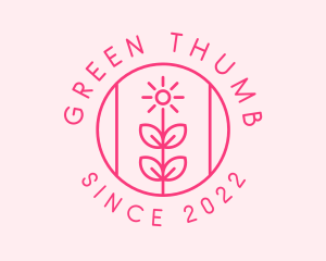 Gardener - Flower Gardening Badge logo design