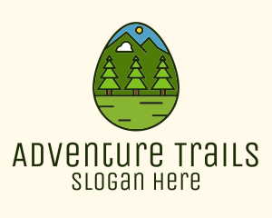 Outdoor Adventure Egg logo design