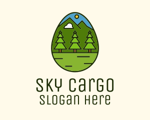 Outdoor Adventure Egg logo design