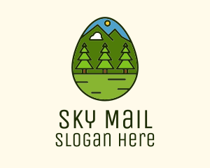 Outdoor Adventure Egg logo design